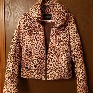 Coat leopard print